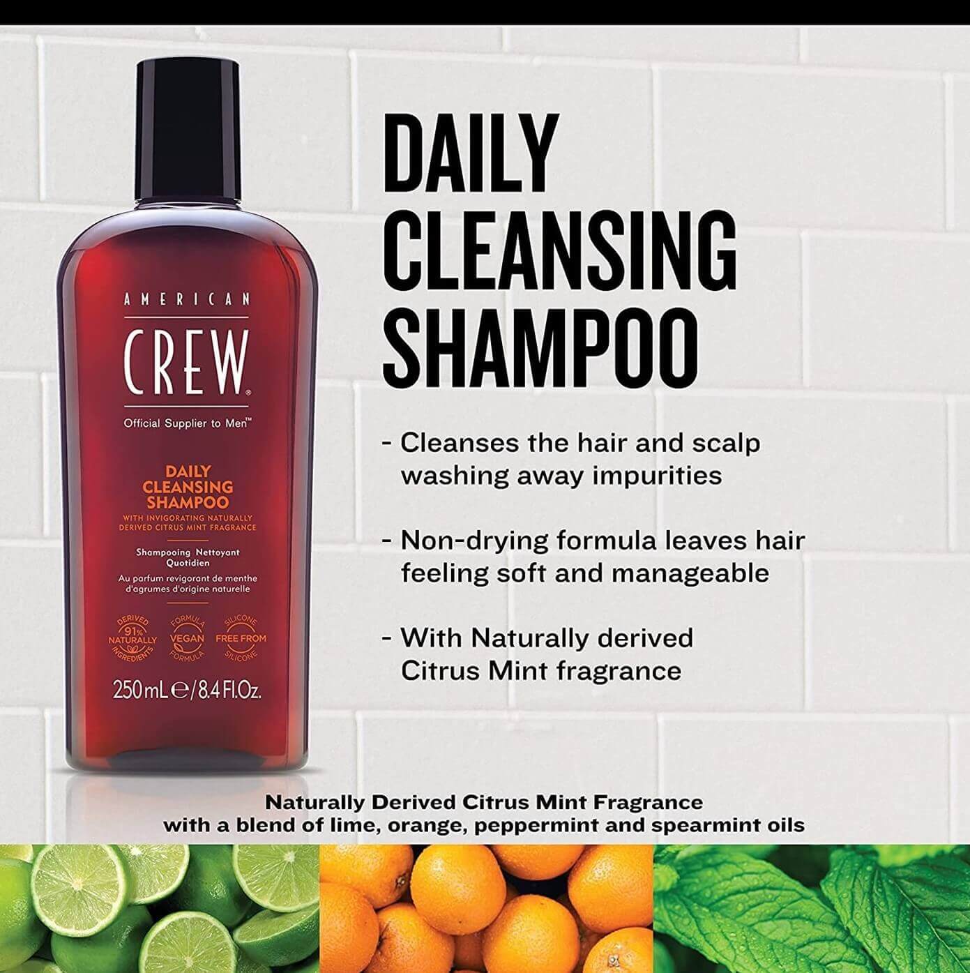 American Crew Daily Cleansing Shampoo + Matte Clay 