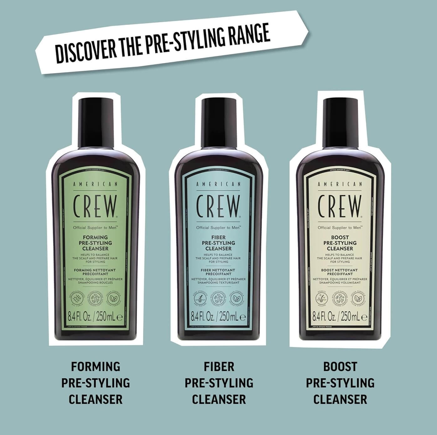 AMERICAN CREW TRIO Pre-Styling Cleanser 250ml