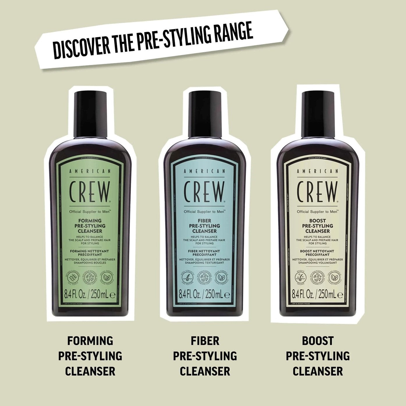 AMERICAN CREW Pre-Styling
Cleanser 250ml