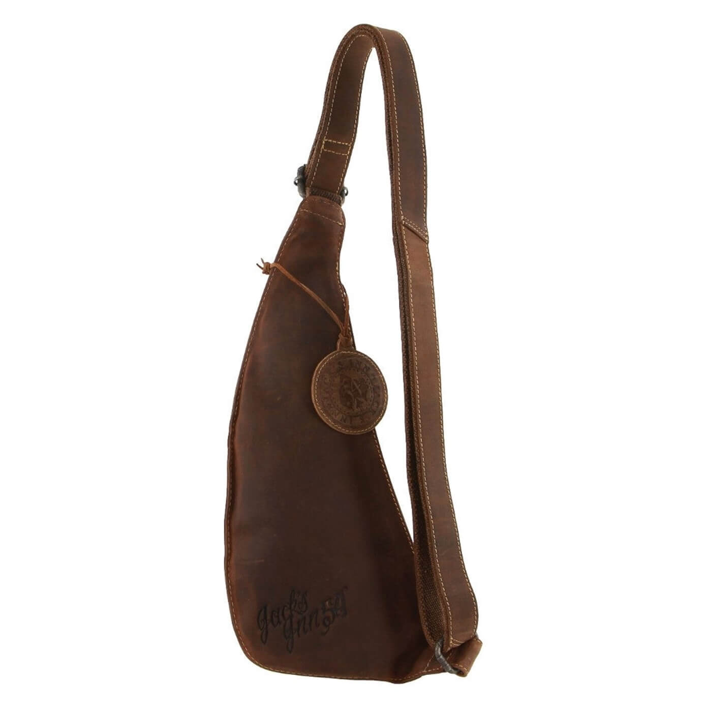 Jacks Inn 54 (JACK-16) Vengeance Brown Leather Sling Bag/Brown