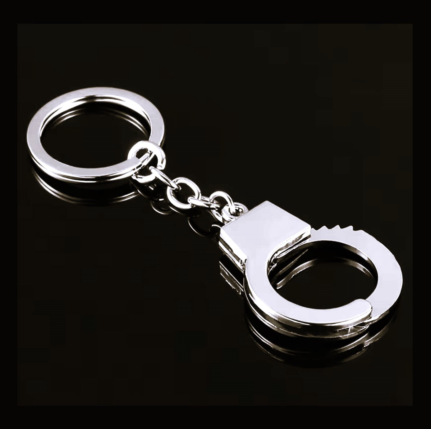 Handcuff Keyring Charm Design