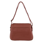 Milleni Ladies Casia Rose Nappa Leather Cross-Body Bag