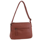 Milleni Ladies Casia Rose Nappa Leather Cross-Body Bag