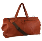 Pierre Cardin PC3747 Rustic Leather Overnight Bag/Cognac