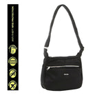 Pierre Cardin PC2642 Anti-Theft RFID Cross Body Bag/Black