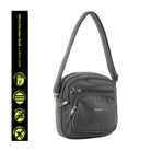 Pierre Cardin PC2890 Anti-Theft Nylon Cross Body Bag/Grey