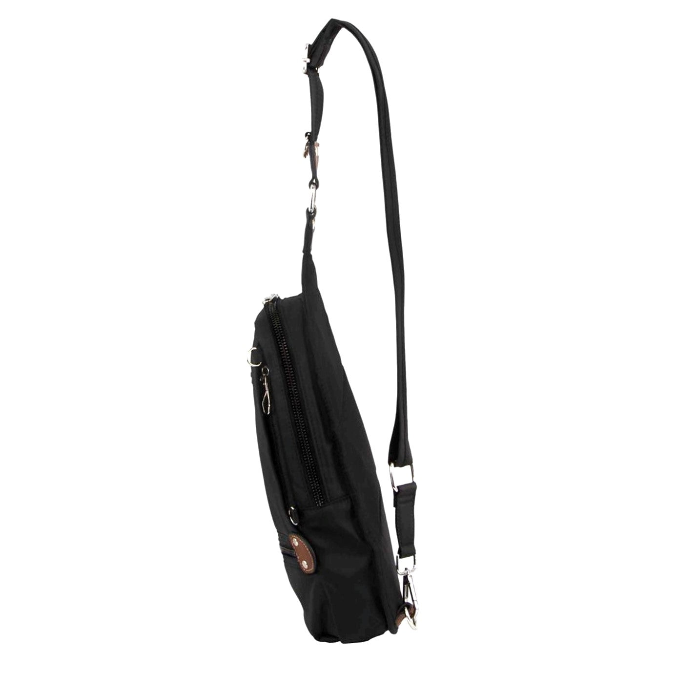 Pierre Cardin PC3270 Nylon Anti-Theft Cross Body Bag/Black