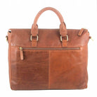 Pierre Cardin PC3296 Rustic Leather Computer Bag/Tan