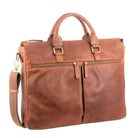 Pierre Cardin PC3296 Rustic Leather Computer Bag/Tan