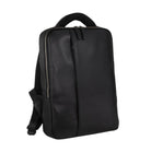 Pierre Cardin PC3297 Italian Pebbled Leather Laptop-Backpack/Black