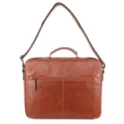 Pierre Cardin PC3312 Crumple Leather Computer Bag/Cognac