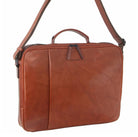 Pierre Cardin PC3312 Crumple Leather Computer Bag/Cognac