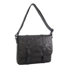 Pierre Cardin Crumple Leather Computer Bag-Satchel