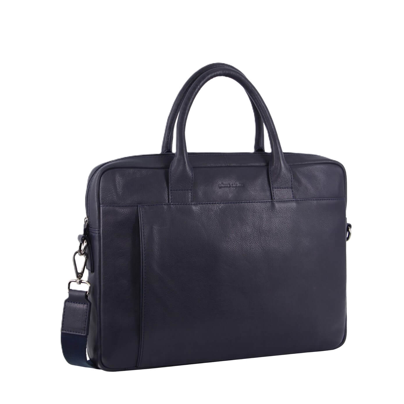 Pierre Cardin PC3504 Mens Leather Computer Bag/Navy