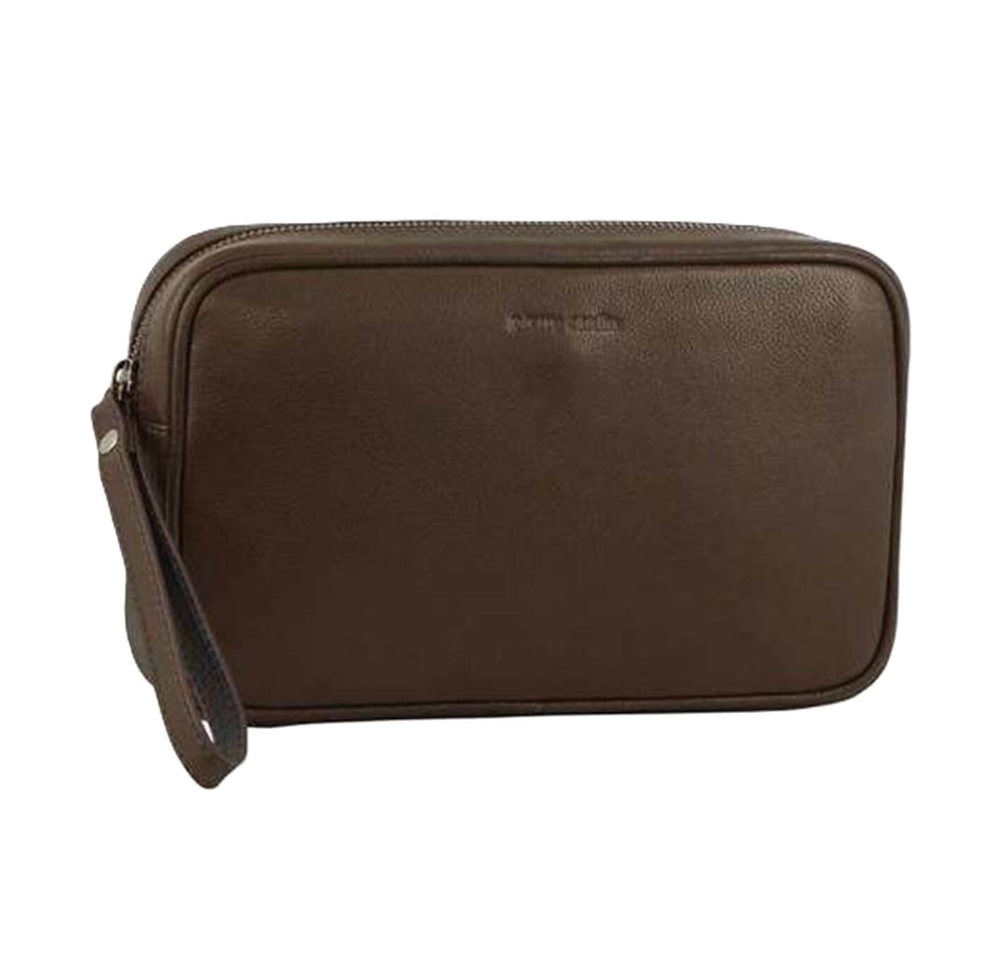 Pierre Cardin Mens Leather Organiser Bag – Brown