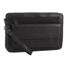 Pierre Cardin PC3875 Italian Leather Mens Organiser Bag/Black