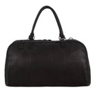 Pierre Cardin PC3877 Genuine Italian Leather Overnight-Travel Bag/Black