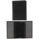 Pierre Cardin PC3909 Leather Passport Wallet Cover/Black