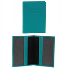 Pierre Cardin PC3909 Leather Passport Wallet Cover/ Turquoise