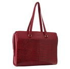 Pierre Cardin PC3275 Croc-Embossed Leather Business-Computer Bag/Red