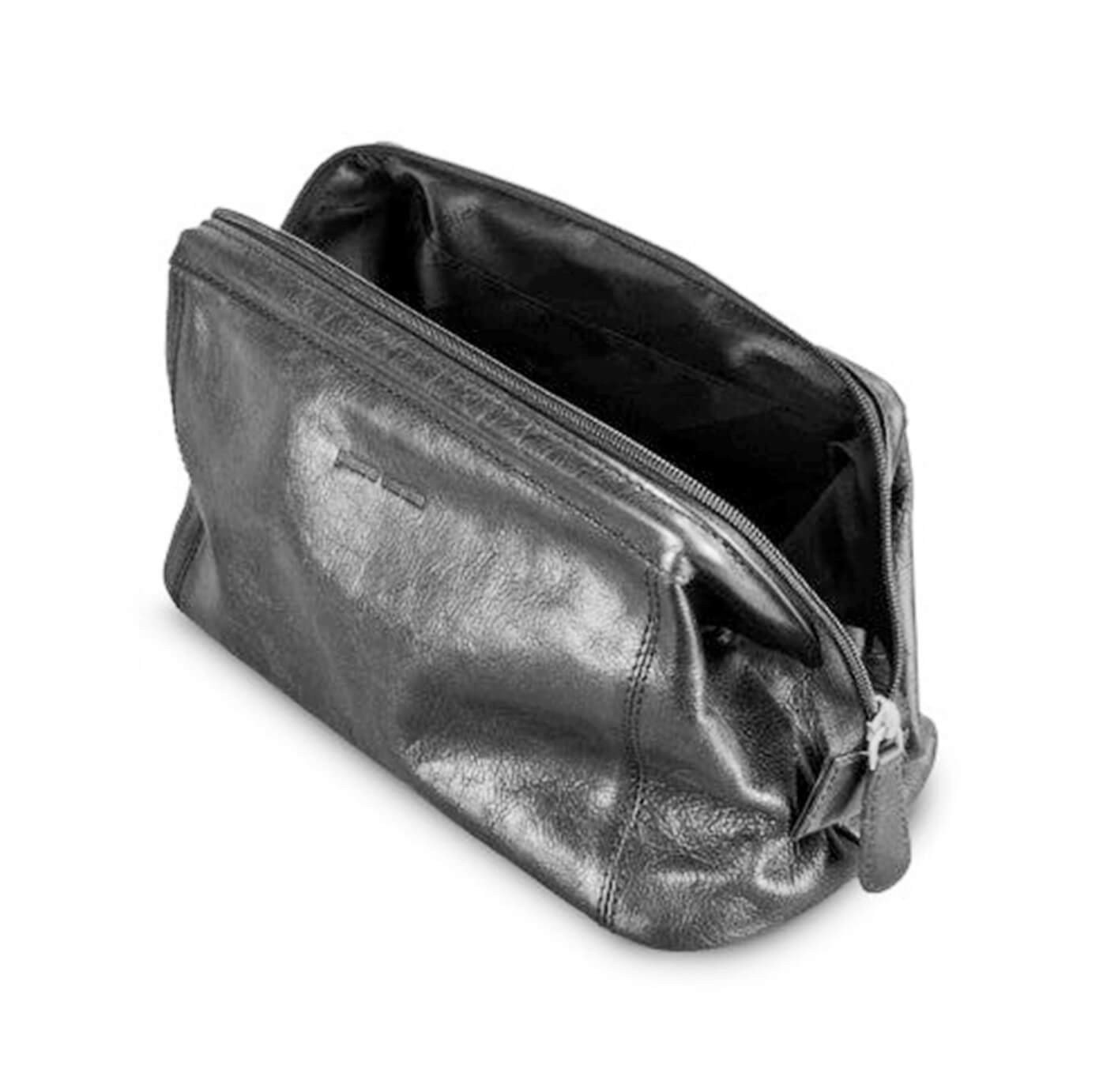 Pierre Cardin Leather Travel and Toiletry Bag Value