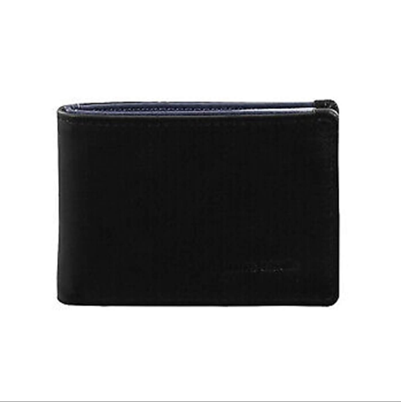 Pierre Cardin PC2629 Italian Leather Two Tone Wallet/Black-Navy