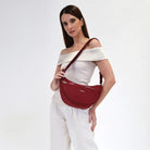 Pierre Cardin PC3942 Nylon Anti-Theft-RFID Cross Body Bag/Wine