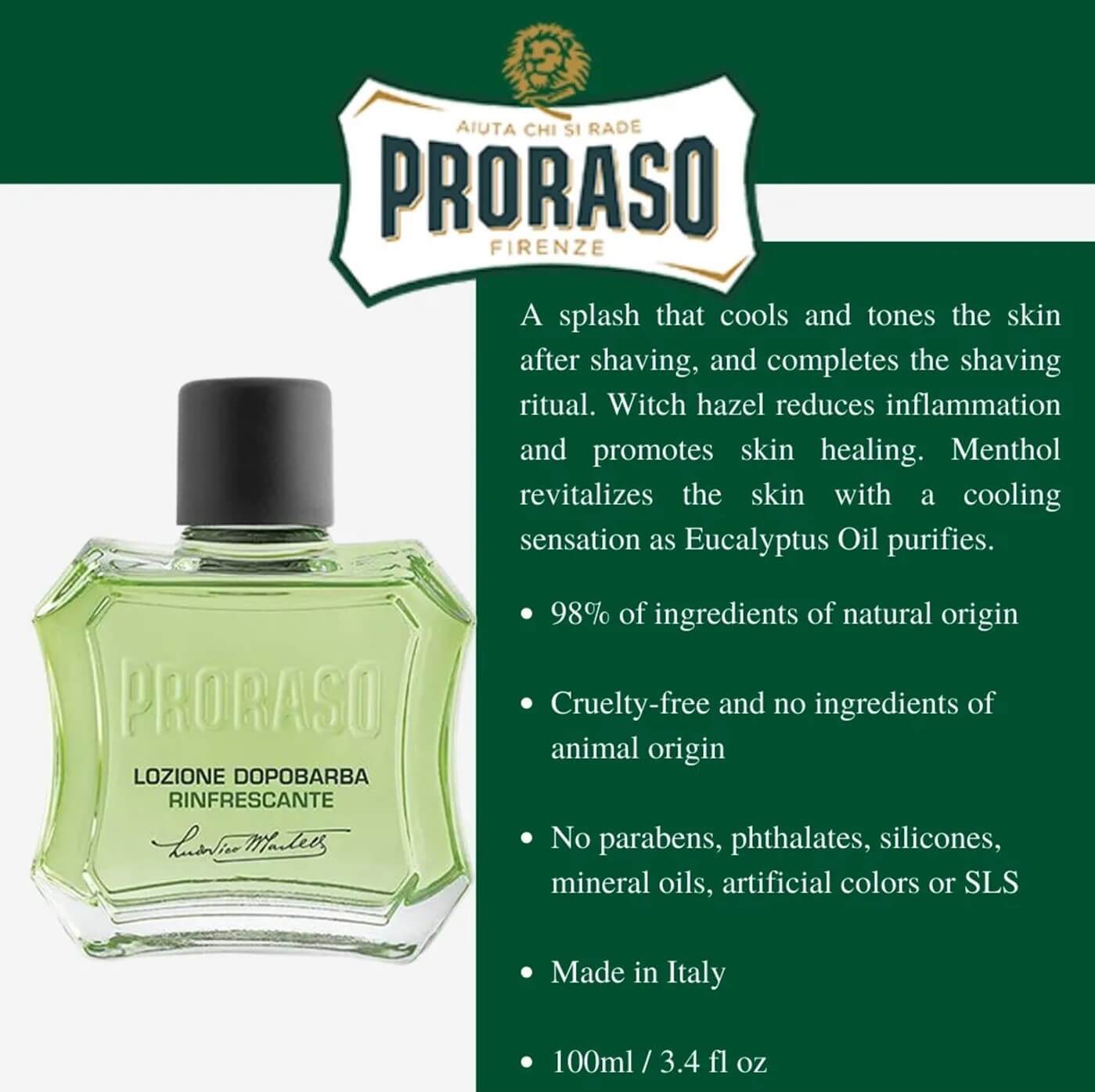 PRORASO Refreshing After Shave Lotion 