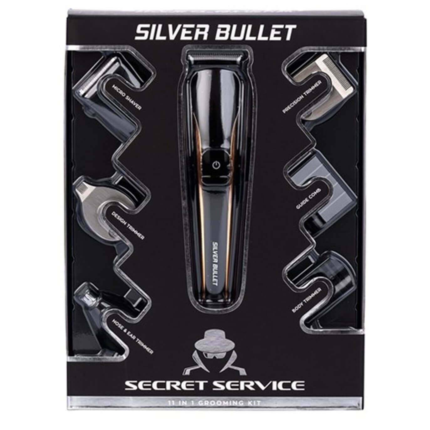 Silver Bullet Secret Service 11-In-1 Grooming Trimmer Kit