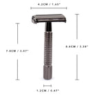 Double Edge Classic Safety Razor/Pewter