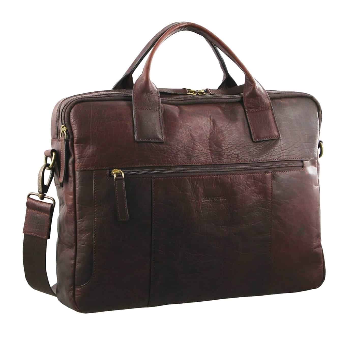 Pierre Cardin PC2807 Rustic Leather Computer Bag/Chestnut – Lords ...