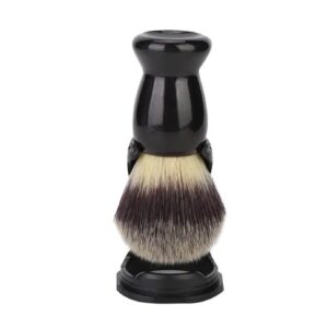 Black Acrylic Shave Brush and Stand - Lords Grooming Products