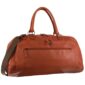 Pierre Cardin Cognac Italian Leather Travel Bag - Lords Grooming Products