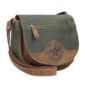 Billy The Kid (BTK-23) Ladies Olive Leather Crossbody Bag - Lords Grooming Products