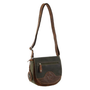 Billy The Kid (BTK-23) Ladies Olive Leather Crossbody Bag - Lords Grooming Products
