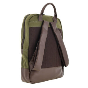 Police POL 34 Dark Olive Rustic Canvas Back pack - Lords Grooming Products