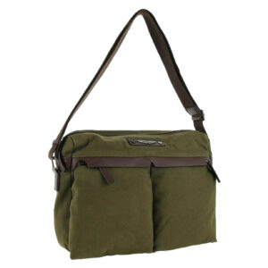 Police POL 35 Rustic Canvas Messenger Business Bag Dark Olive - Lords Grooming Products
