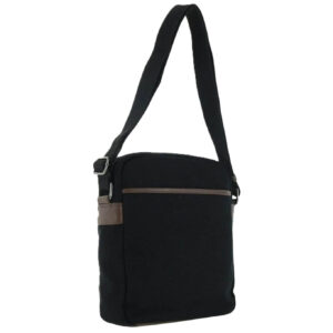 Police POL 36 Rustic Canvas Crossbody Bag Black - Lords Grooming Products