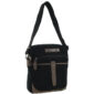 Police POL 36 Rustic Canvas Crossbody Bag Black - Lords Grooming Products
